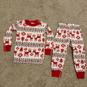 Hanna Andersson holiday deer pajamas